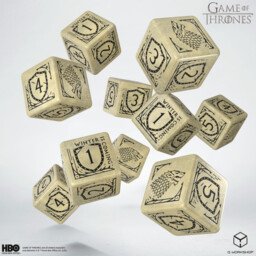Kości Game of Thrones - Stark (10szt.)