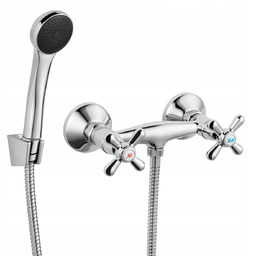 Bateria kuchenna ścienna Ferro Retro chrom