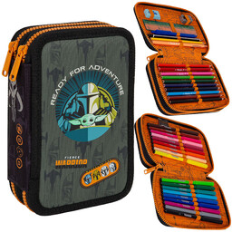 Piórnik z wyposażeniem dwukomorowy dla chłopca, Core Mandalorian