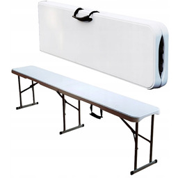 Duża Ławka Cateringowa Bankietowa Składana Ogrodowa Bez Oparcia