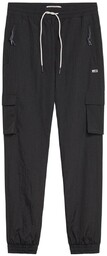 Spodnie damskie Tommy Jeans Crinky Trackpant dresowe nylonowe