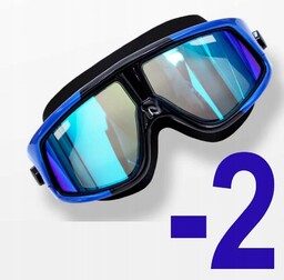 OKULARY PŁYWACKIE ANTI-FOG do PŁYWANIA SHARK K-206 korekcyjne