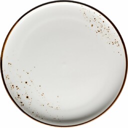 Mäser Talerz deserowy Pintar Białe brązowe kropki22,5 cm,