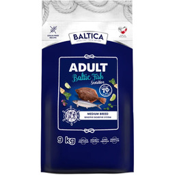 BALTICA Adult Sensitive M 9kg z rybami bałtyckimi