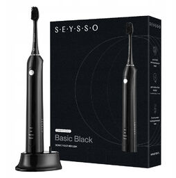 Seysso Carbon Basic, szczoteczka soniczna, czarna, 1 sztuka