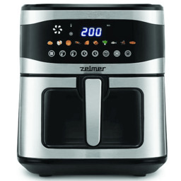 Frytkownica beztłuszczowa Air fryer ZELMER ZAF1500 Srebrno-czarny