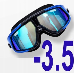OKULARY PŁYWACKIE ANTI-FOG do PŁYWANIA SHARK K-206 korekcyjne