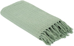 Koc/Pled Waffle zielony