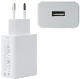Xiaomi Ładowarka sieciowa 22.5W, 1x USB-A, QC3+, biała