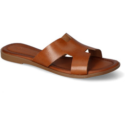 Klapki Cambell 25-64313BR Brązowe