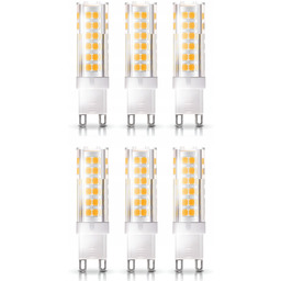 6x Żarówka Led G9 6W=50W Barwa Neutralna