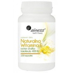 ALINESS Naturalna Witamina E - 100 kapsułek