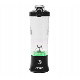 Blender kielichowy bezprzewodowy Raven EBB001 0,6L Czarny