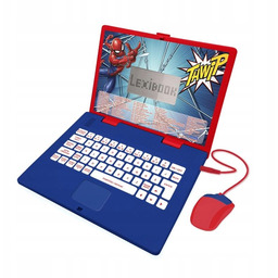 Laptop Edukacyjny Spider-man 124 Aktywności (polski/angielski) JC598SPI17