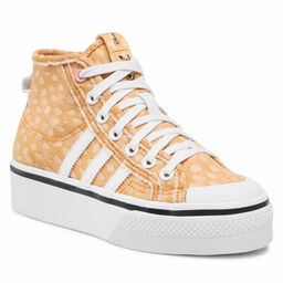 Sneakersy adidas Disney Nizza Platform Mid GZ1657 Pomarańczowy