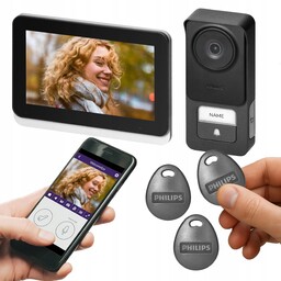 Philips WelcomeEye Connect3 wideodomofon Wi-Fi +sterowanie Tel czytnik