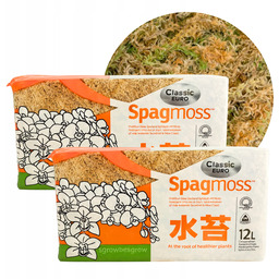 Mech Sphagnum Torfowiec Besgrow SpagMoss 2x 150g 24L