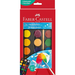 FABER-CASTELL - zestaw farb wodnych, 21 kolorów