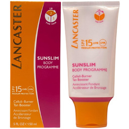 Lancaster, Sunslim, Antycellulitowy, Krem do ciała, SPF 15,