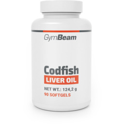 GymBeam Olej z wątroby dorsza 90 kaps