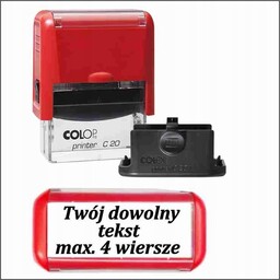 PIECZĄTKA Z TWOIM TEKSTEM! DOWOLNY TEKST do 4