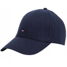 CZAPKA Z DASZKIEM TOMMY HILFIGER BASIC GRANAT BEJSBOLÓWKA