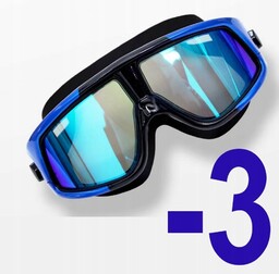 OKULARY PŁYWACKIE ANTI-FOG do PŁYWANIA SHARK K-206 korekcyjne