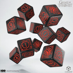 Kości Game of Thrones - Targaryen (10 szt.)