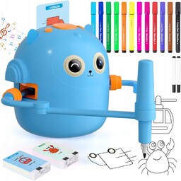 Robot Rysujący Edukacyjny Fiszki Do Rysowania Nauka Angielskiego