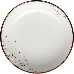 Mäser Talerz głęboki Pintar biały brązowy kropki21 cm,