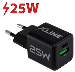 XLINE Ładowarka sieciowa WCG252K 25W Czarny