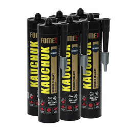 Uszczelniacz dekarski kauczukowy antracyt 300ml odporny na Uv