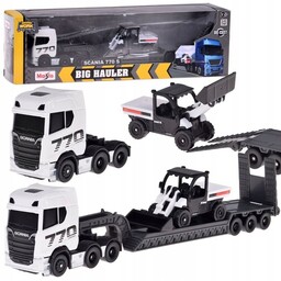 Maisto Licencjonowane Auto Metalowe SCANIA 770S + naczepa