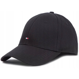 CZAPKA Z DASZKIEM TOMMY HILFIGER BASIC CZARNA BEJSBOLÓWKA
