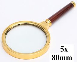 Profesjonalna Duża Lupa RETRO - 5x80 (powiększenie
