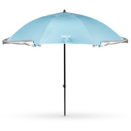 NC17114 PARASOL/PARAWAN PLAŻOWY 2W1 XXL 240 CM NIEBIESKI