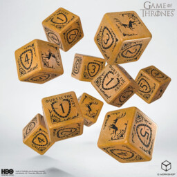 Kości Game of Thrones - Baratheon (10 szt.)