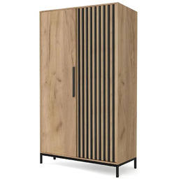 Elior Szafa dwudrzwiowa ubraniowa na froncie z lamelami