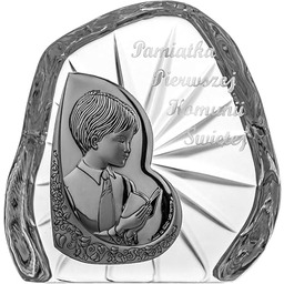 Crystaljulia Przycisk do listów, kryształ ołowiowy, przezroczysty, 11,5