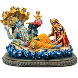 alikiki Hinduski Bóg Pan Wisznu Statua - 20