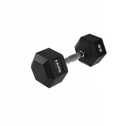 Hantla gumowana Sztangielka ciężarek 20kg Hex Pro Hms