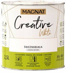 Farba lateksowa Magnat Creative White 2,5 l Magnat