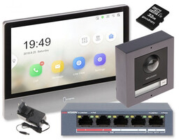 Zestaw wideodomofonowy IP Monitor 7" LCD DS-KH8350-WTE1 +