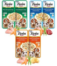 Inaba Dog Twin Mix Zestaw 3 Smaków 6x40g