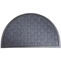 Decodoma Wycieraczka BOMBAY półokrągła 45 x 75 cm