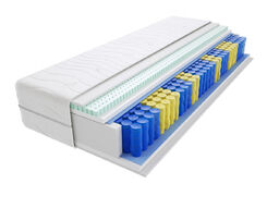 Materac kieszeniowy Perm 140x200 cm Średnio twardy Lateksowy