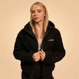 BeastPink Damska kurtka z kapturem Bliss Black