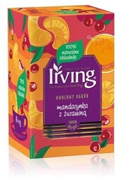 Herbatka owocowa Irving Mandarynka i żurawina 20x2g