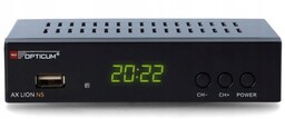 Tuner Opticum Ax Lion Ns DVB-T2/C H.265