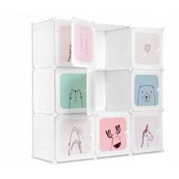 Szafka modułowa Esla dziecięca 9 półek